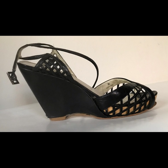 Lovely people genuine leather platform wedge. - Picture 3 of 5